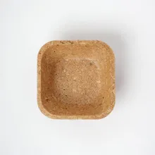 180 ML round biodegradable bowl — angle view