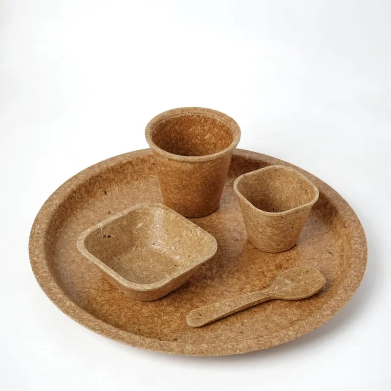 Dinner combo set — plate, bowl, and cup