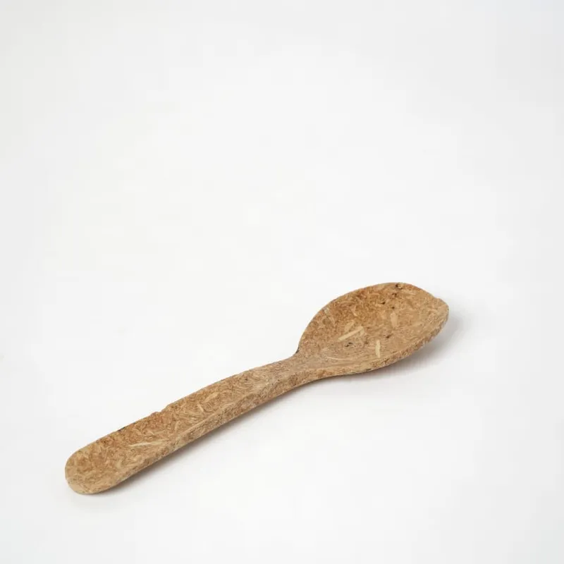 13 CM biodegradable spoon — angle view